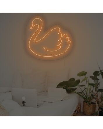 The Beautiful Sleep Swan Neon Sign