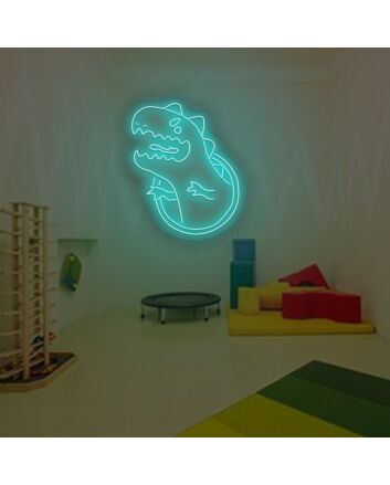 The Roaring Dinosaur Neon Sign