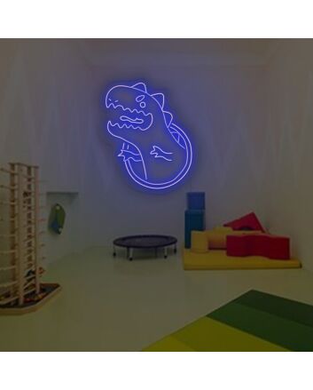 The Roaring Dinosaur Neon Sign