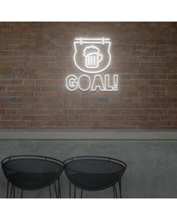 Beer Flag Goal For Bar Neon Light Signs Custom Neon Sign For Wedding Bar Party Decoration