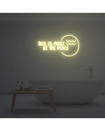 This Is Must Be The Place Neon Sign Custom Neon Sign Lights Night Lamp Led Neon Sign Light For Home Party