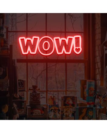 Wow Neon Sign Fashion Custom Neon Sign Lights Night Lamp Led Neon Sign Light For Home Party MG10147