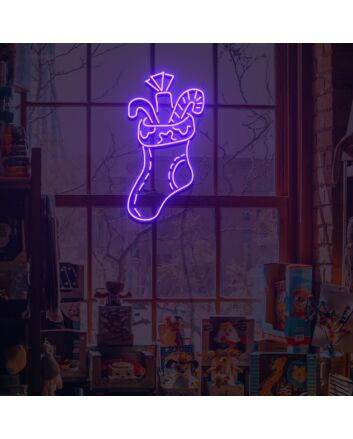 Christmas Gifts Sock Neon Sign Fashion Custom Neon Sign Lights Night Lamp Led Neon Sign Light For Home Party