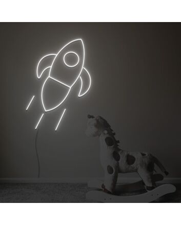 Rocket Ship Neon Sign Fashion Custom Neon Sign Lights Night Lamp Led Neon Sign Light For Home Party