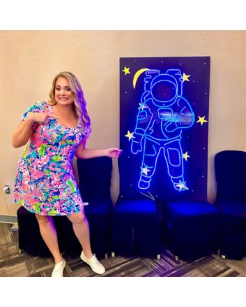 Astronaut Neon Sign