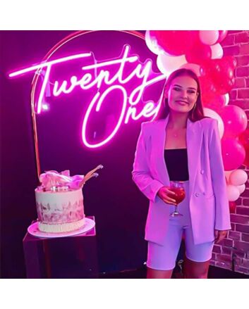 Twenty One Neon Sign