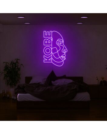 Kobes Face Neon Sign