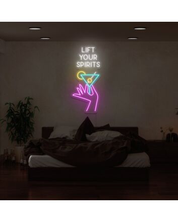 Lift Your Spirits Neon Sign