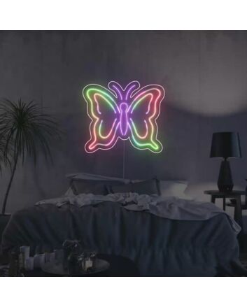 Butterfly Colorful Neon Sign