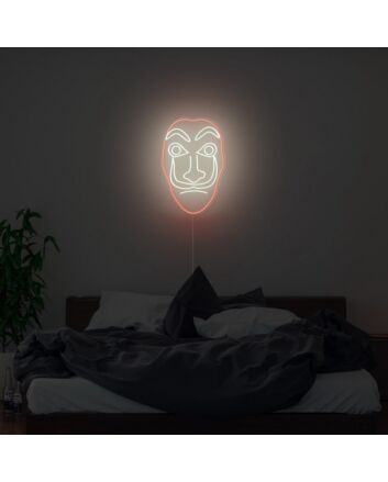 Dali Mask Neon Sign
