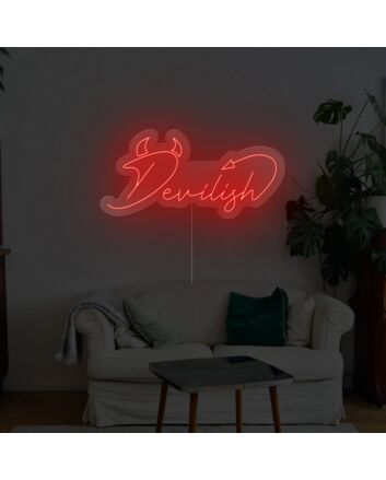 Devilish Neon Sign