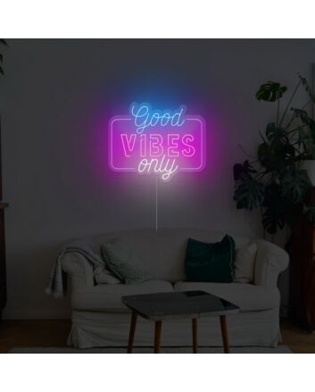 Good Vibes Only Neon Sign