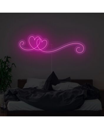 Hearts Neon Sign