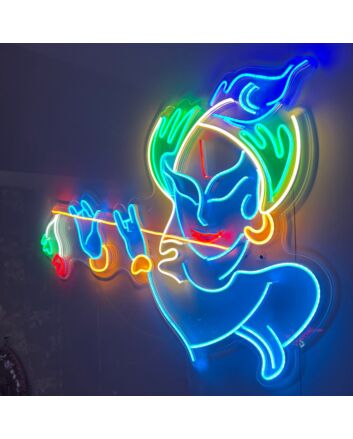 Krishna Neon Sign