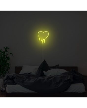 Melting Heart Neon Sign