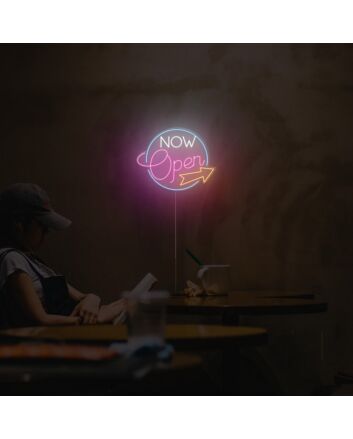 Now Open Indicator Neon Sign
