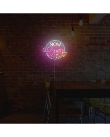 Now Open Indicator Neon Sign