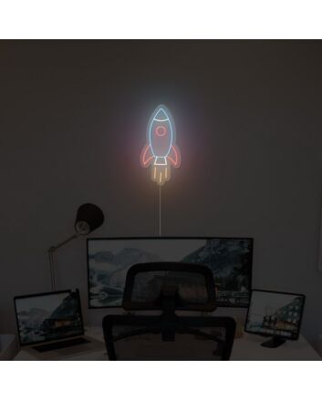Rocket Neon Sign
