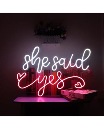 She Said Yes &#8211; Led Neon Sign