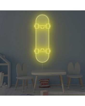 Skate Board Neon Sign