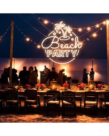 Beach Party Neon Sign