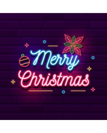 Christmas Eve Welcoming Neon Sign