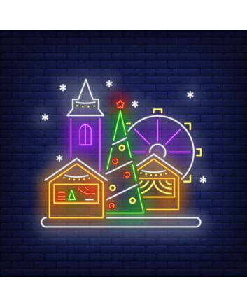 Christmas Fun Fair Neon Sign