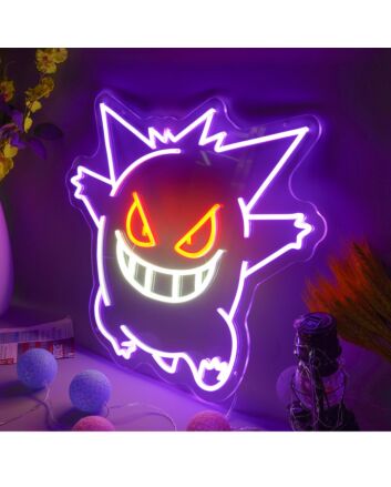 Gengar pokemon anime Led neon sign