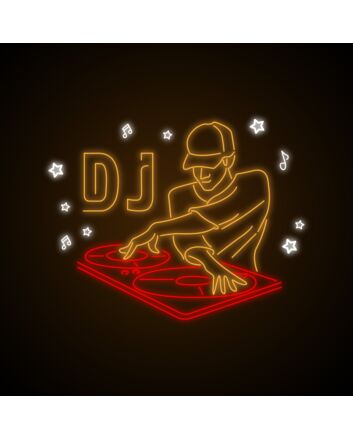 DJ Neon Sign