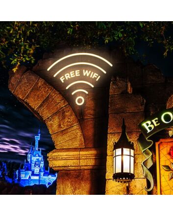 Free Wifi Neon Sign