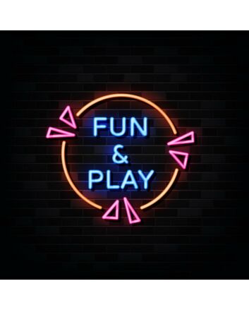 Fun and Play Neon Sign