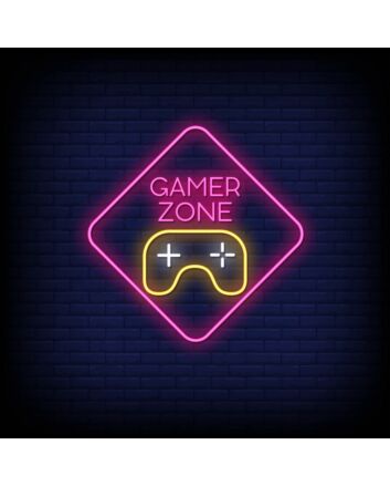 Gamer Zone Neon Sign