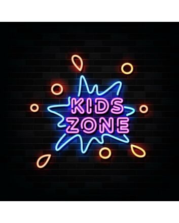 Kids Zone Neon Sign