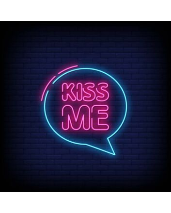 Kiss Me Neon Sign
