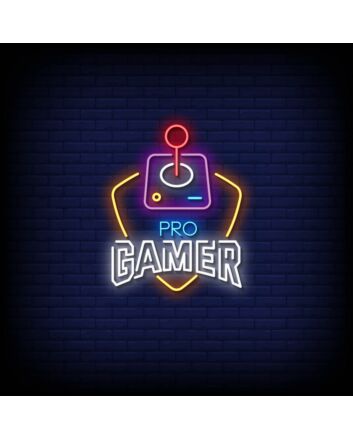 Pro Gamer Joystick Neon Sign