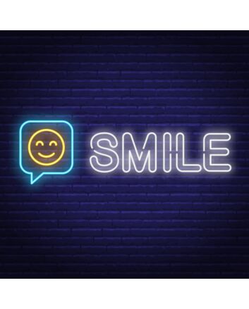 Smile Neon Sign