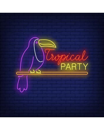 Tropical Party Neon Sign