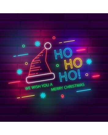 Wishing You a Merry Christmas Neon Sign