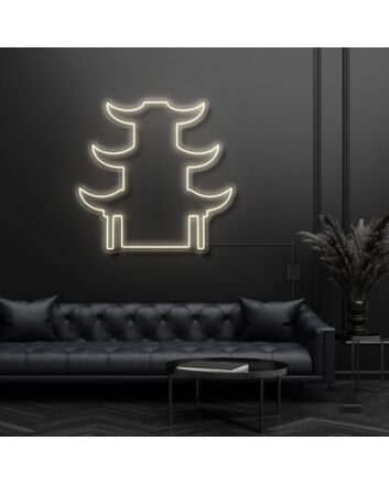 Chinese Temple Neon Sign