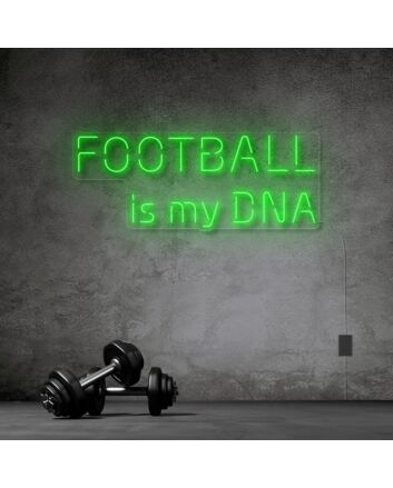 Football Is My Dna Neon Sign