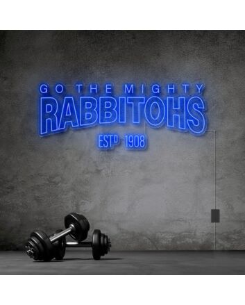 Go The Mighty Rabbitohs Neon Sign