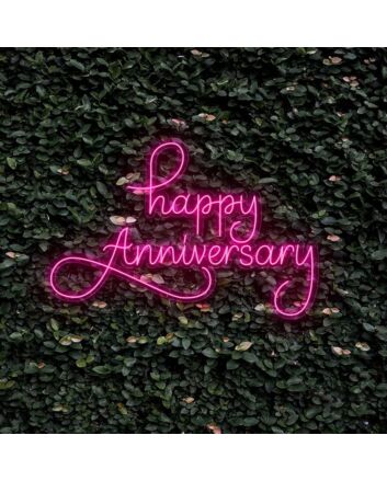 Happy Anniversary Neon Sign