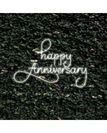 Happy Anniversary Neon Sign
