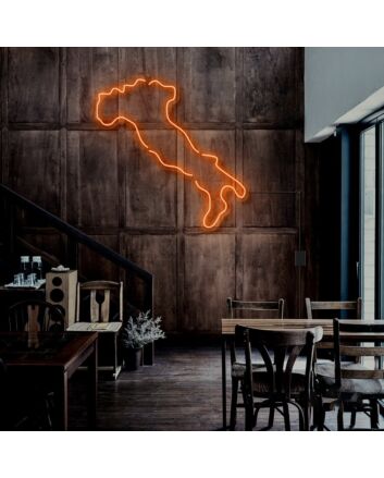 Map Of Italy Neon Sign