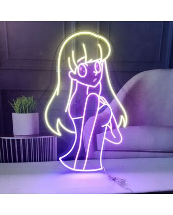 Cartoon Character Neon Sign