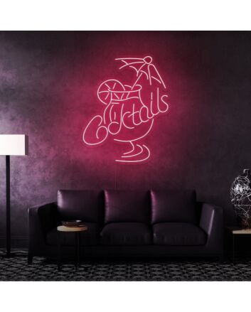 Cocktails Neon Sign