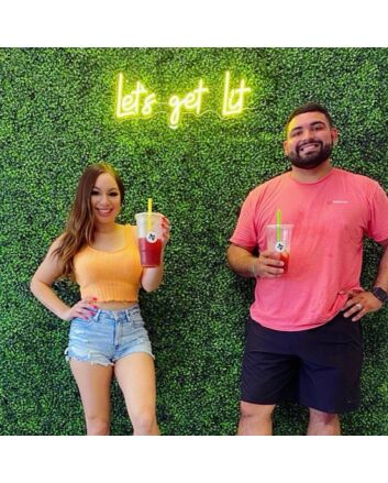 Lets Get Lit Neon Sign