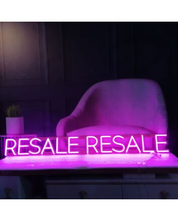 Resale Resale Neon Sign