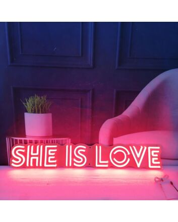 She Is Love Neon Sign