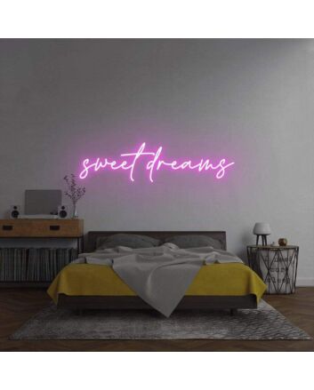 &#39;Sweet Dreams&#39; Neon Sign